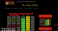 Desktop Screenshot of clarksvillezombiehunters.com